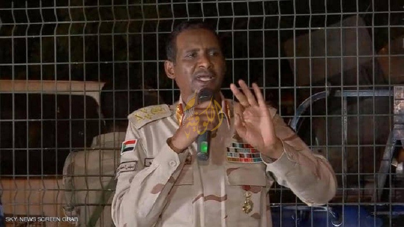 نائب رئيس المجلس العسكري في السودان محمد حمدان دقلو
